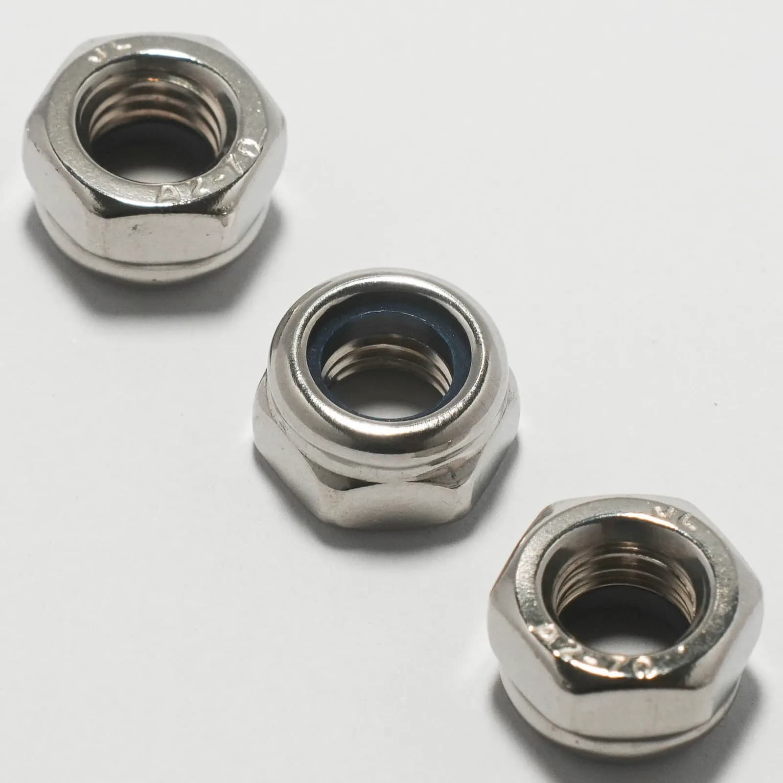 304 Stainless Steel Lock Nuts, product photograph 1