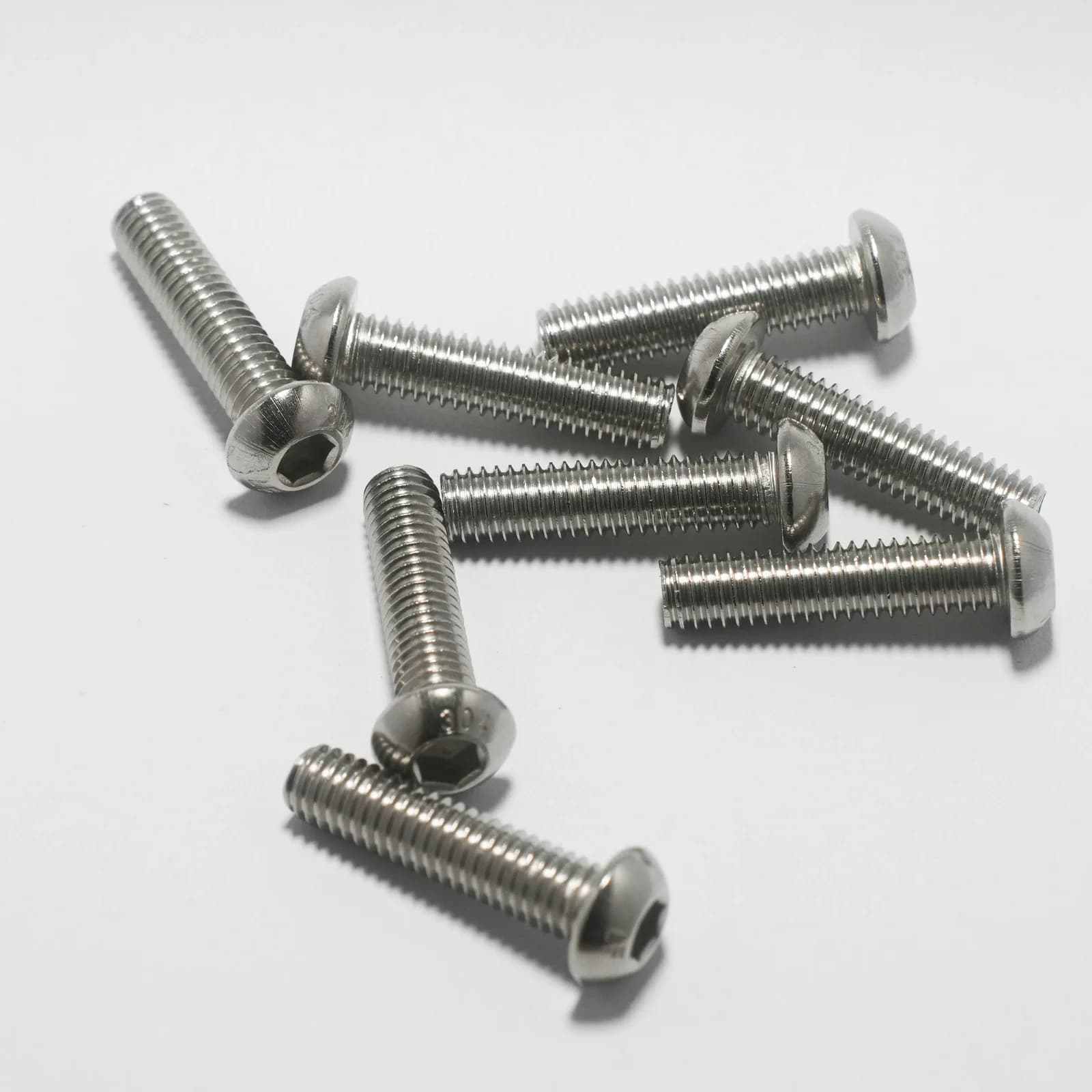 304 Stainless Steel Button Head Socket Screws, product photograph 1