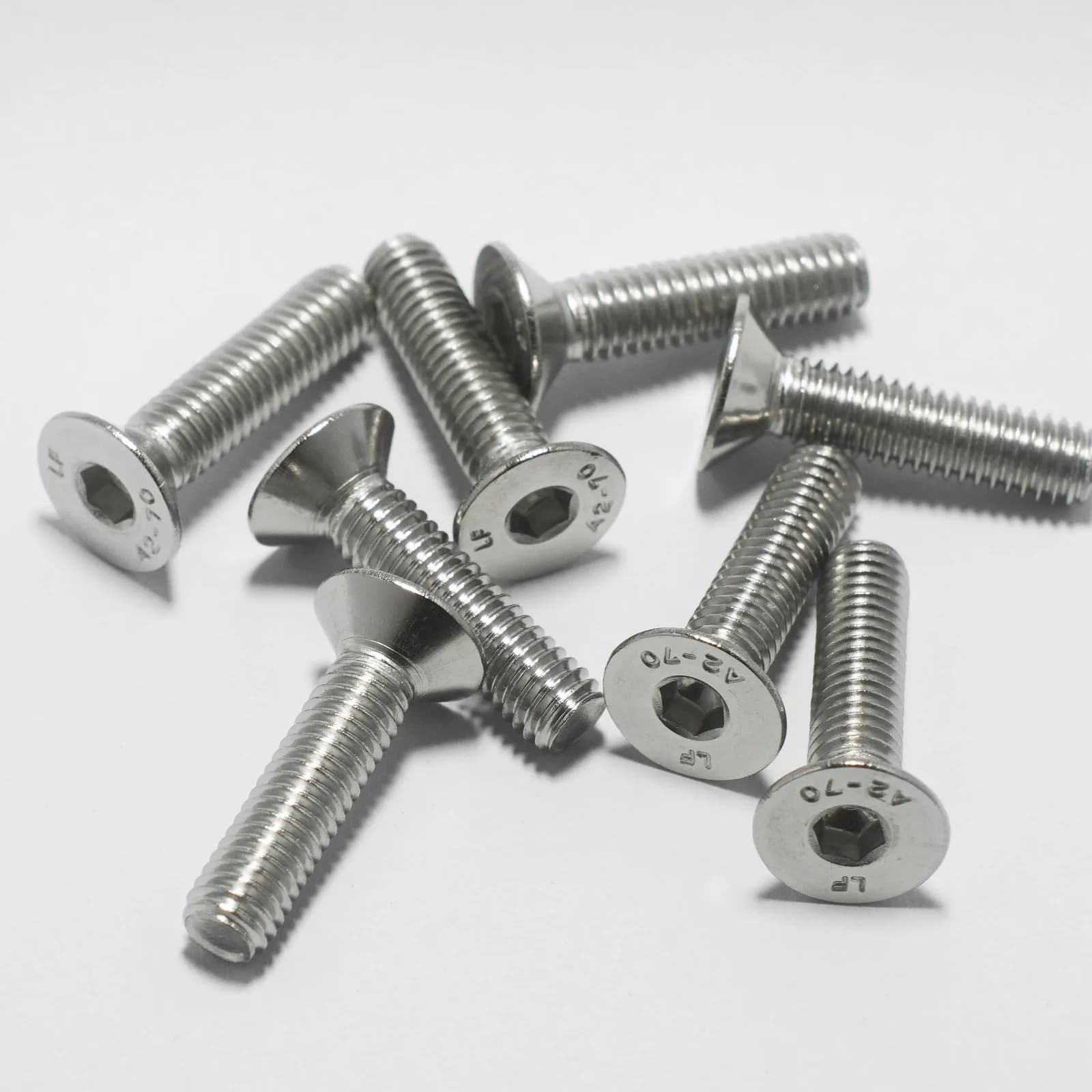304 Stainless Steel Countersunk Socket Screws, product photograph 1