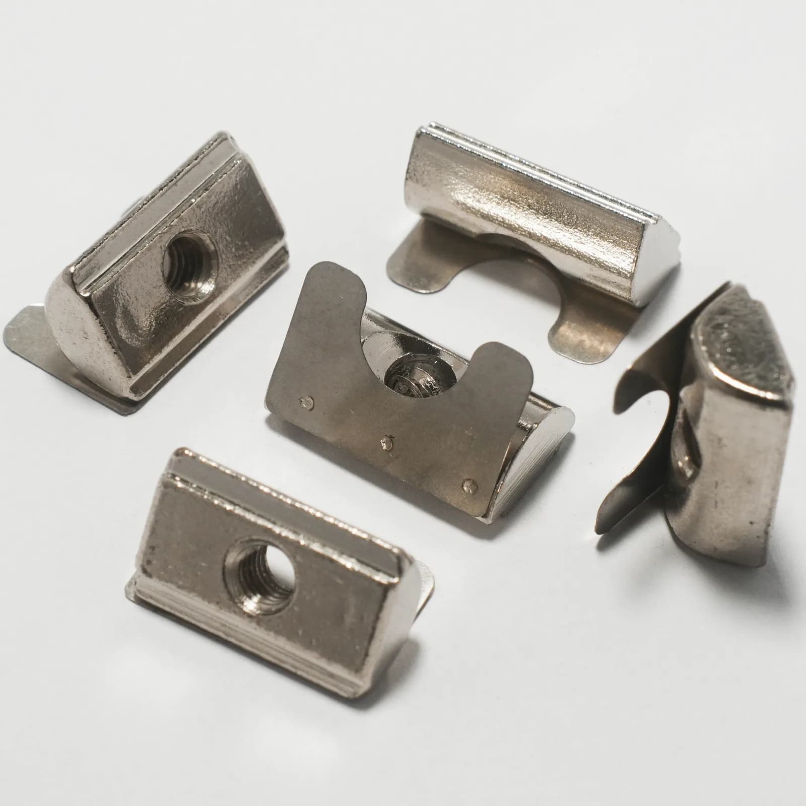 European-Profile Spring-Loaded T-Nuts, product photograph 1